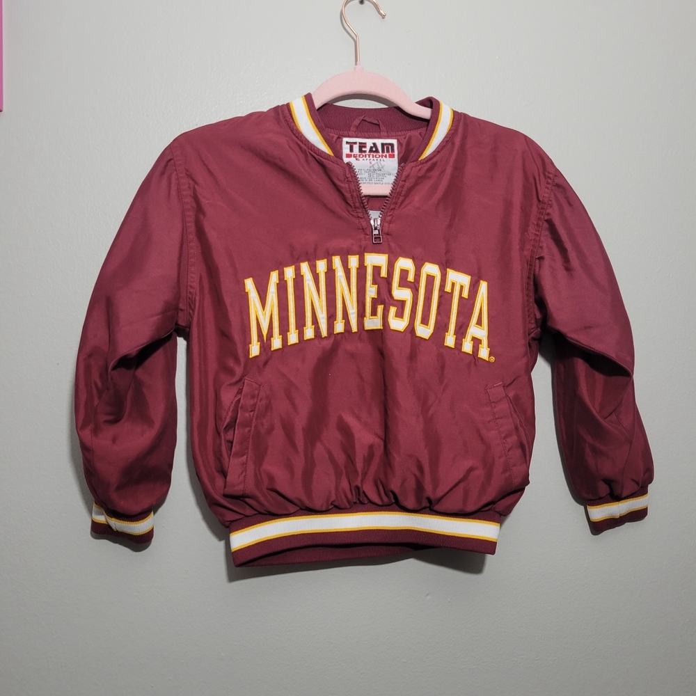 Vintage Team Edition Apparel Minnesota Gophers pullover jacket in size S (Youth)